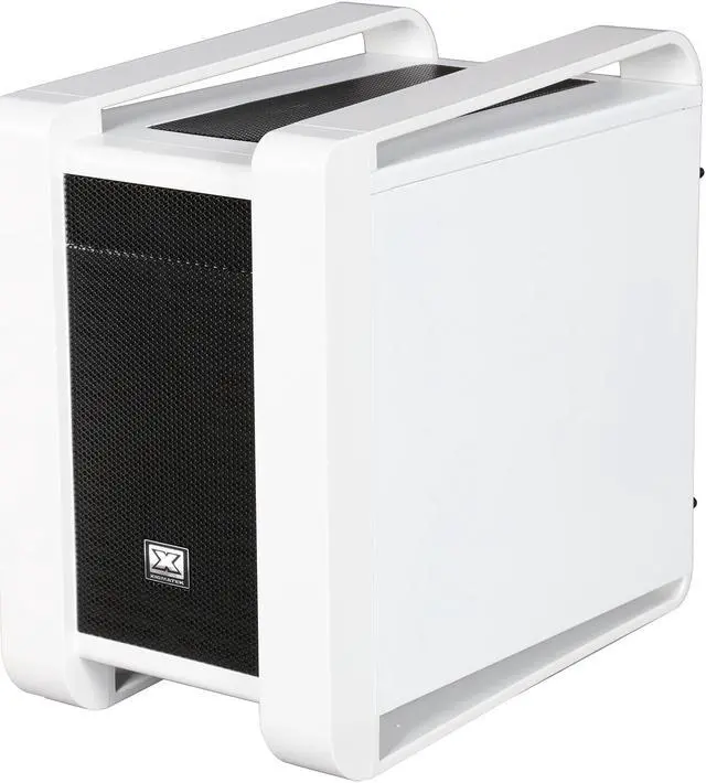 Alt view image 3 of 10 - Xigmatek Aquila White Steel Micro-ATX Cube Chassis  CCD-14AWW-U01