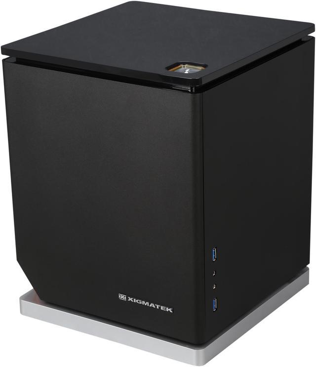 Xigmatek Nebula CCD-02ABX-U01 Black Steel Mini-ITX Cube Chassis