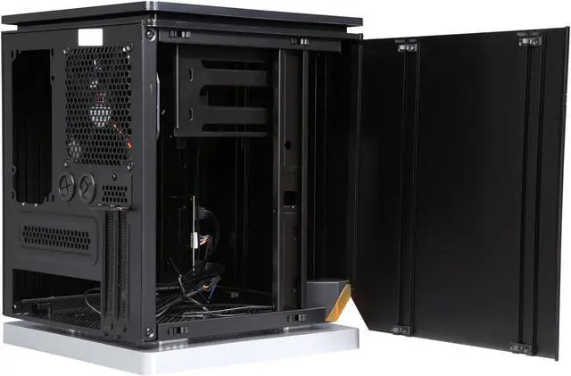 Alt view image 5 of 9 - Xigmatek Nebula CCD-02ABX-U01 Black Steel Mini-ITX Cube Chassis