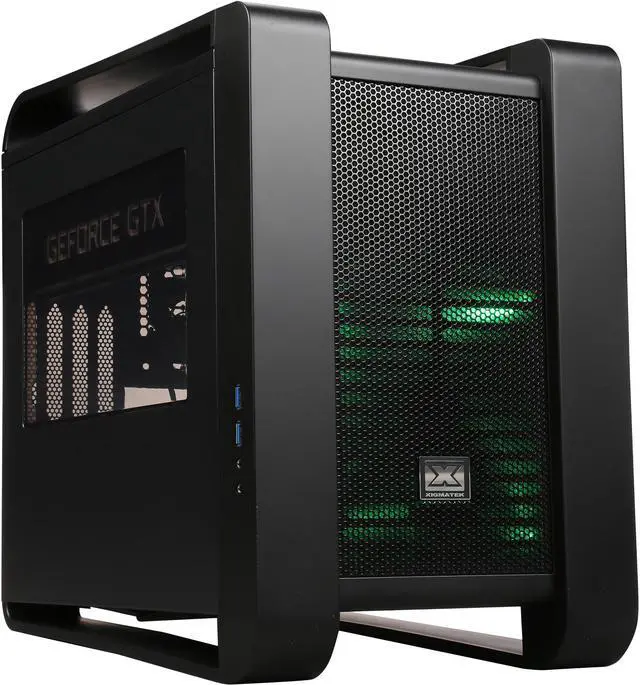 Main image of Xigmatek Aquila NVIDIA – GeForce GTX Black Steel Micro-ATX Cube Chassis Special Edition EN5520