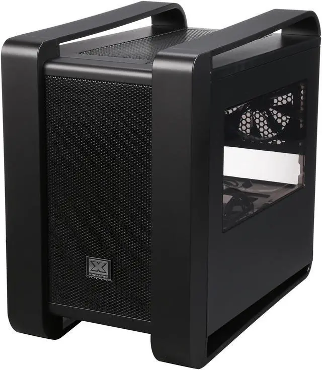 Alt view image 4 of 9 - Xigmatek Aquila NVIDIA – GeForce GTX Black Steel Micro-ATX Cube Chassis Special Edition EN5520
