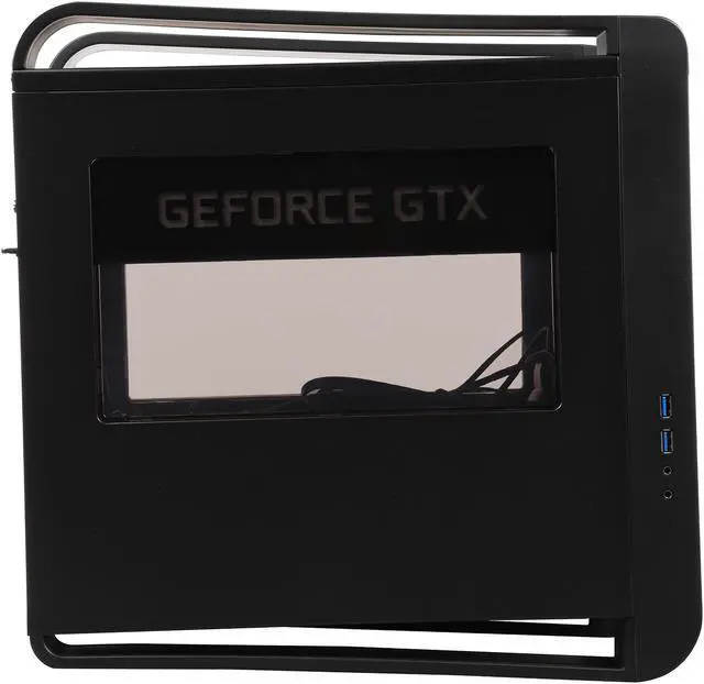 Alt view image 5 of 9 - Xigmatek Aquila NVIDIA – GeForce GTX Black Steel Micro-ATX Cube Chassis Special Edition EN5520