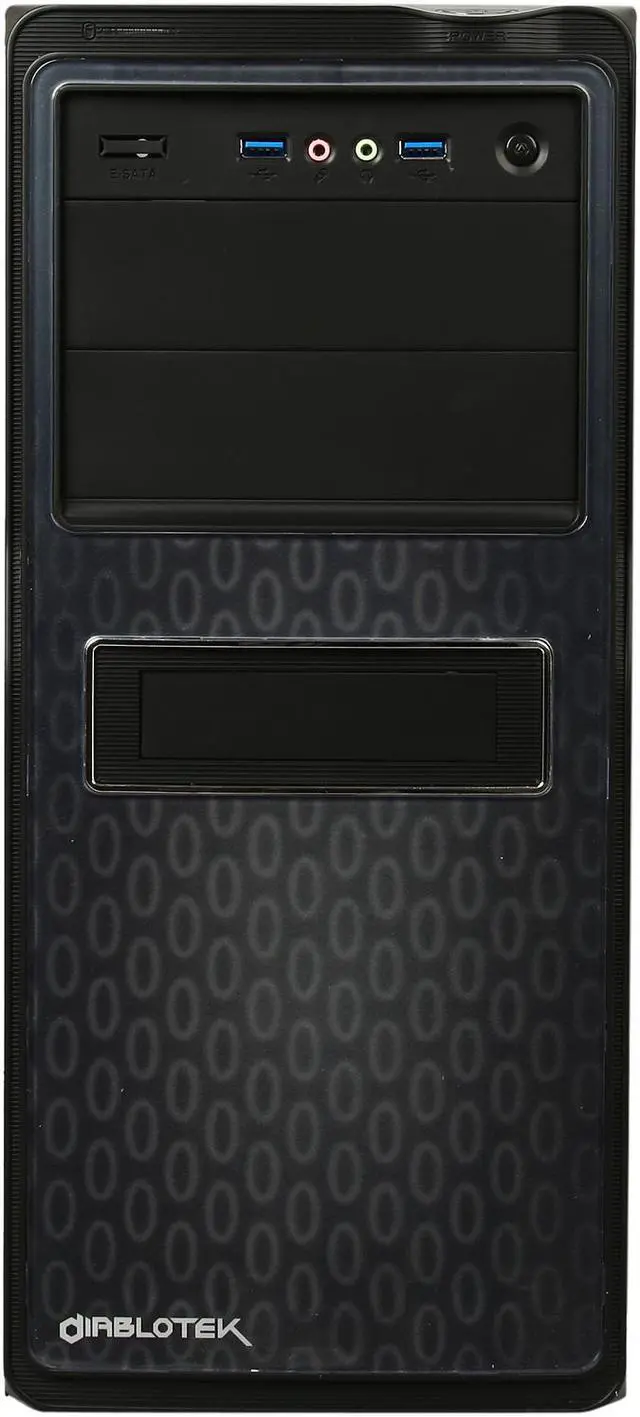 Alt view image 2 of 9 - Diablotek REACTION CPA-8817D3 Black INSIDE BLACK Steel ATX Mid Tower Computer Case USB 3.0 max VGA LONG CARD