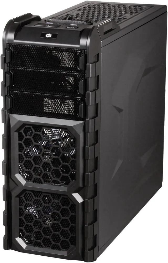 Alt view image 7 of 14 - Diablotek GAMER SERIES CPA-8920 Black Steel ATX Mid Tower Computer Case