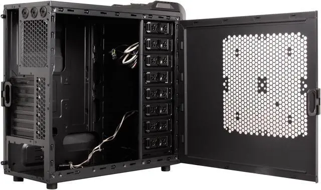 Alt view image 9 of 14 - Diablotek GAMER SERIES CPA-8920 Black Steel ATX Mid Tower Computer Case