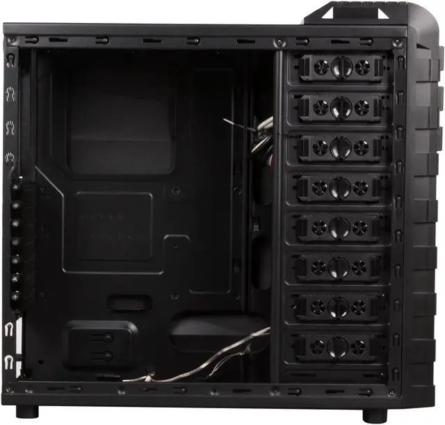 Alt view image 10 of 14 - Diablotek GAMER SERIES CPA-8920 Black Steel ATX Mid Tower Computer Case