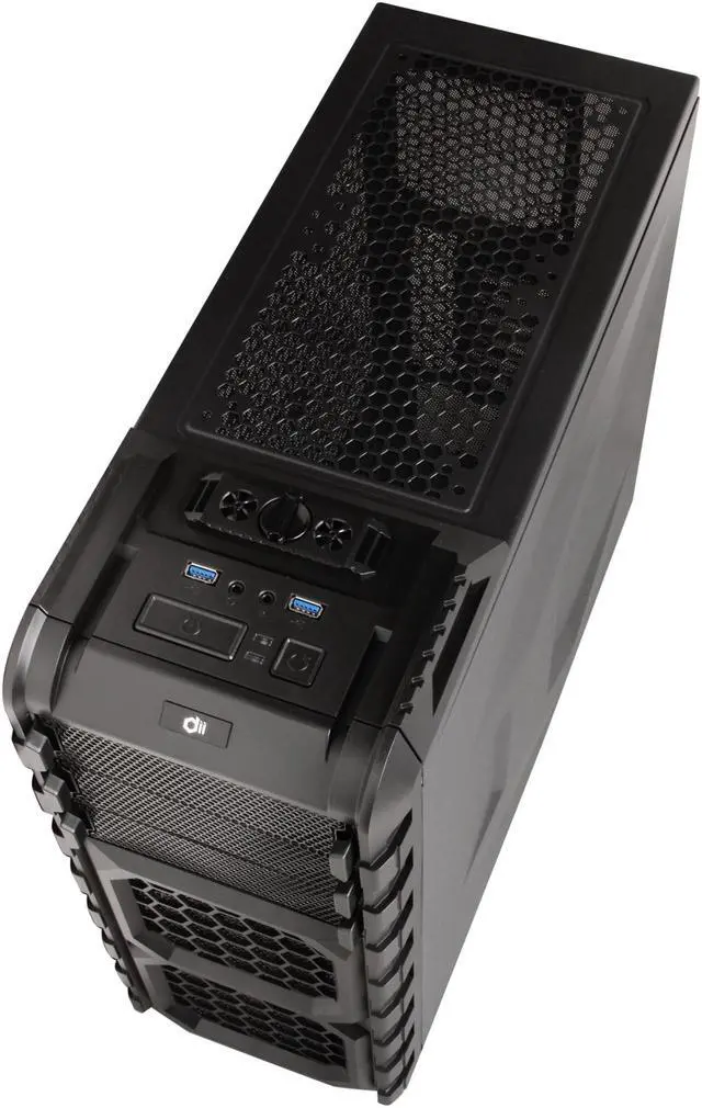 Alt view image 12 of 14 - Diablotek GAMER SERIES CPA-8920 Black Steel ATX Mid Tower Computer Case