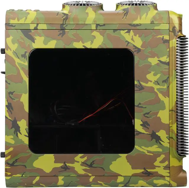 Alt view image 4 of 9 - DEEPCOOL STEAM CASTLE CAMO MATX Unique Steam Punk Style With Side Window 200mm Fan(Front)+120mm Fan(Rear)+4 Magic Controllable LED Lights (Top) SGCC+PLASTIC (ABS) Camo Version