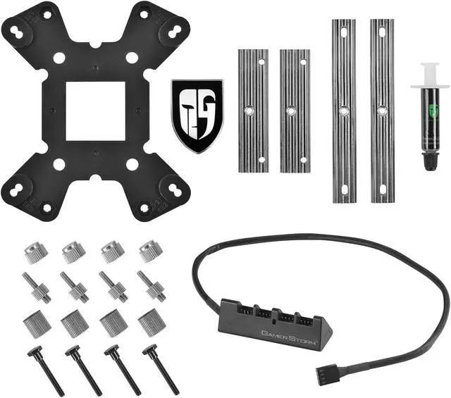 Alt view image 11 of 16 - DEEPCOOL GENOME The worldwide first unique PC case with integrated 360mm liquid cooling system Black case with Red helix