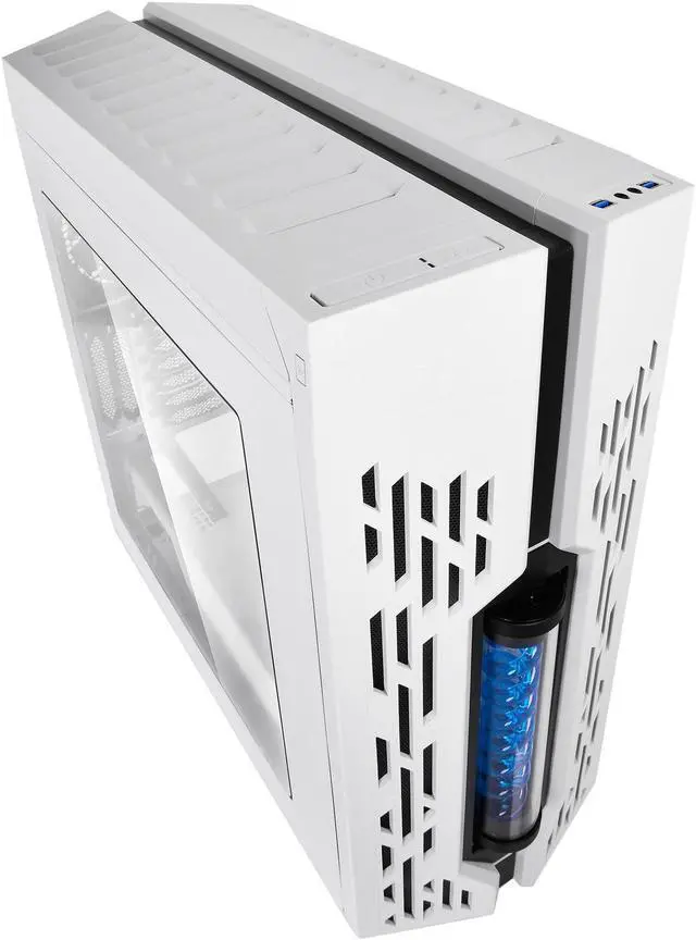 Alt view image 8 of 20 - DEEPCOOL GENOME The worldwide first unique PC case with integrated  360mm liquid cooling system White case with Blue helix