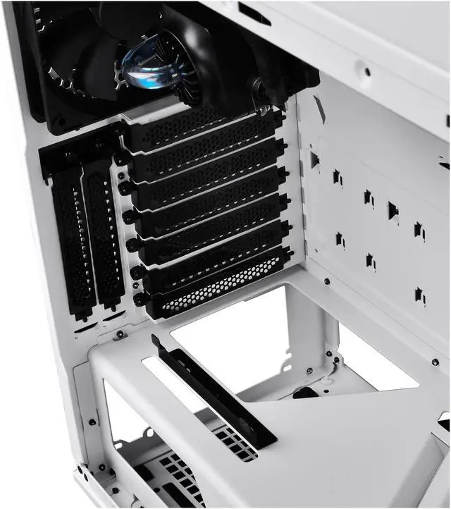 Alt view image 11 of 20 - DEEPCOOL GENOME The worldwide first unique PC case with integrated  360mm liquid cooling system White case with Blue helix