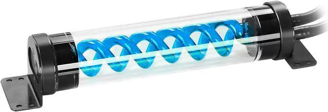 Alt view image 18 of 20 - DEEPCOOL GENOME The worldwide first unique PC case with integrated  360mm liquid cooling system White case with Blue helix
