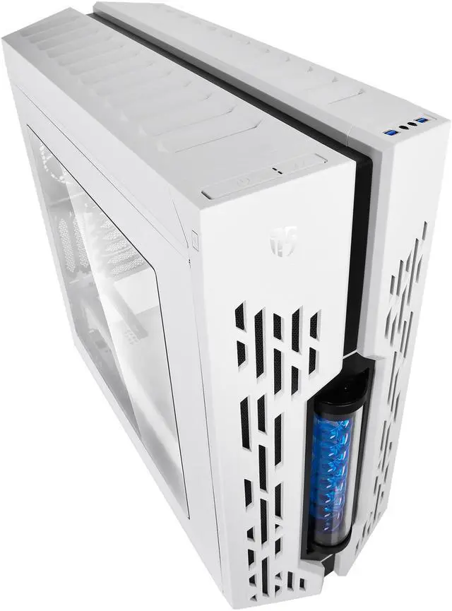 Alt view image 3 of 14 - DEEPCOOL GENOME II The Upgraded Worldwide First Unique Gaming Case with Integrated 360mm Liquid Cooling System White Case with Blue Helix