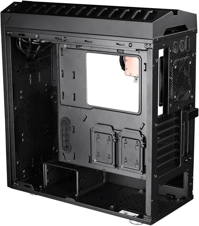 Alt view image 5 of 15 - DEEPCOOL GENOME ROG Certified Edition PC Case with Integrated 360mm Liquid Cooling System and Aura RGB Lighting System