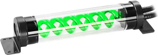 Alt view image 8 of 11 - DEEPCOOL GENOME II The Upgraded worldwide first unique gaming case with integrated 360mm liquid cooling system Black case with Green helix