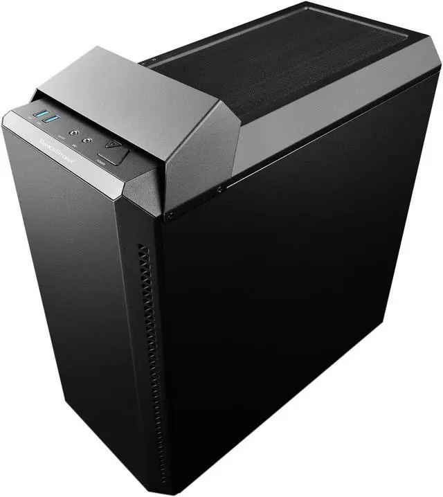 Alt view image 8 of 20 - DEEPCOOL Gamer Storm BARONKASE LIQUID Black ATX Mid Tower with 120mm AIO Water Cooling System pre-installed SECC/Tempered Glass Computer Case with Controllable RGB Lighting System