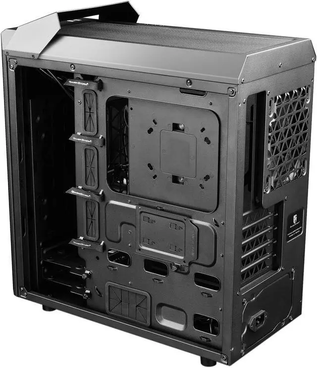 Alt view image 7 of 20 - DEEPCOOL Gamer Storm BARONKASE LIQUID Black ATX Mid Tower with 120mm AIO Water Cooling System pre-installed SECC/Tempered Glass Computer Case with Controllable RGB Lighting System