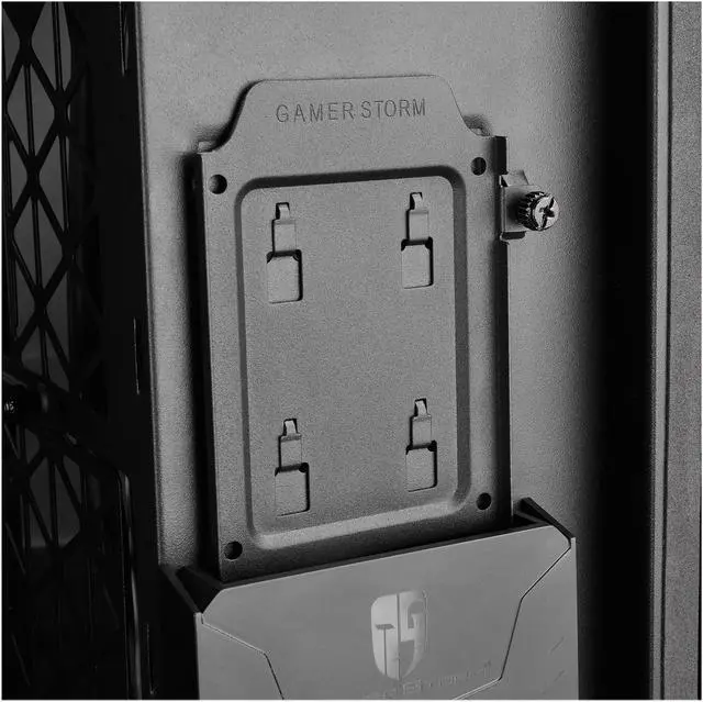 Alt view image 11 of 20 - DEEPCOOL Gamer Storm BARONKASE LIQUID Black ATX Mid Tower with 120mm AIO Water Cooling System pre-installed SECC/Tempered Glass Computer Case with Controllable RGB Lighting System