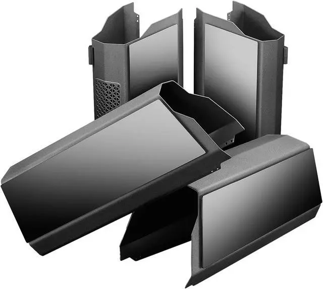 Alt view image 6 of 20 - DEEPCOOL Gamer Storm QUADSTELLAR Full-Tower four cabin Case Supporting E-ATX motherboard 120/240/360mm water cooling system Tempered Glass APP and Motherboard Controlled RGB Lighting System