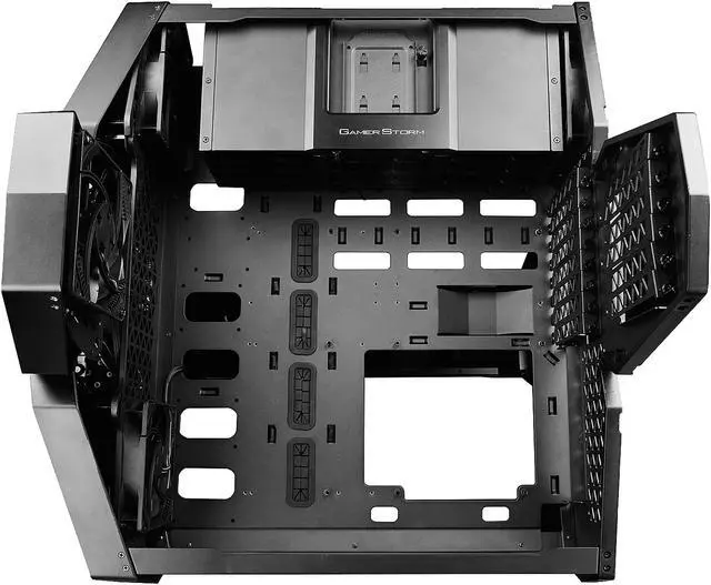 Alt view image 18 of 20 - DEEPCOOL Gamer Storm QUADSTELLAR Full-Tower four cabin Case Supporting E-ATX motherboard 120/240/360mm water cooling system Tempered Glass APP and Motherboard Controlled RGB Lighting System