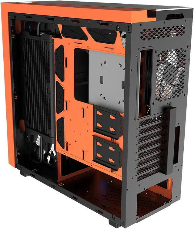 Alt view image 13 of 20 - DEEPCOOL Gamer Storm New Ark 90 Electro Limited Edition EATX Mid-Tower Case with Integrated 280mm Liquid Cooling System, 4 x 140mm RGB Fans, Tempered Glass Side Panel, RGB Lighting System