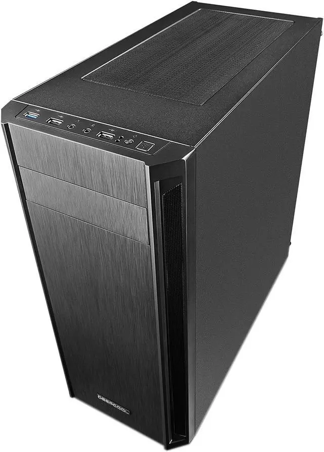 Alt view image 4 of 10 - DEEPCOOL D-Shield V2 ATX Compact Mid Tower Case 360mm Liquid Cooler Compatible