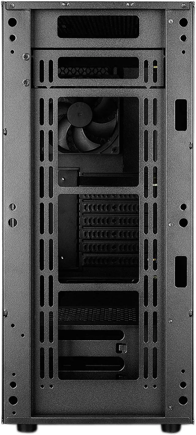 Alt view image 8 of 10 - DEEPCOOL D-Shield V2 ATX Compact Mid Tower Case 360mm Liquid Cooler Compatible