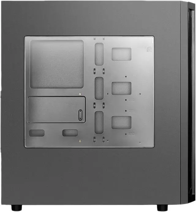 Alt view image 6 of 10 - DEEPCOOL D-Shield V2 ATX Compact Mid Tower Case 360mm Liquid Cooler Compatible