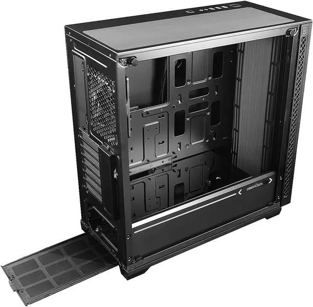 Alt view image 11 of 19 - DEEPCOOL MATREXX 70 Mid-Tower Case Modular Design Full-size Tempered Glass GPU Vertical Installation Quick Open Panels