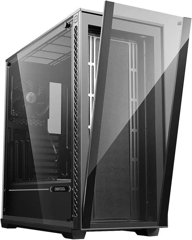 Alt view image 4 of 19 - DEEPCOOL MATREXX 70 Mid-Tower Case Modular Design Full-size Tempered Glass GPU Vertical Installation Quick Open Panels