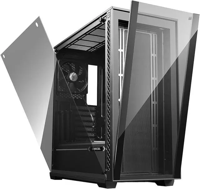 Alt view image 5 of 19 - DEEPCOOL MATREXX 70 Mid-Tower Case Modular Design Full-size Tempered Glass GPU Vertical Installation Quick Open Panels