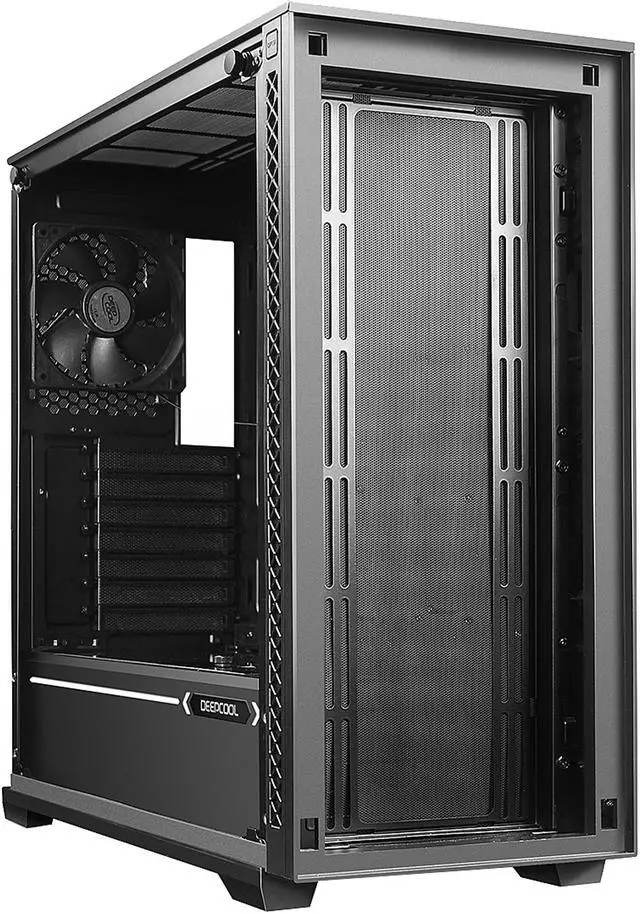 Alt view image 12 of 19 - DEEPCOOL MATREXX 70 Mid-Tower Case Modular Design Full-size Tempered Glass GPU Vertical Installation Quick Open Panels