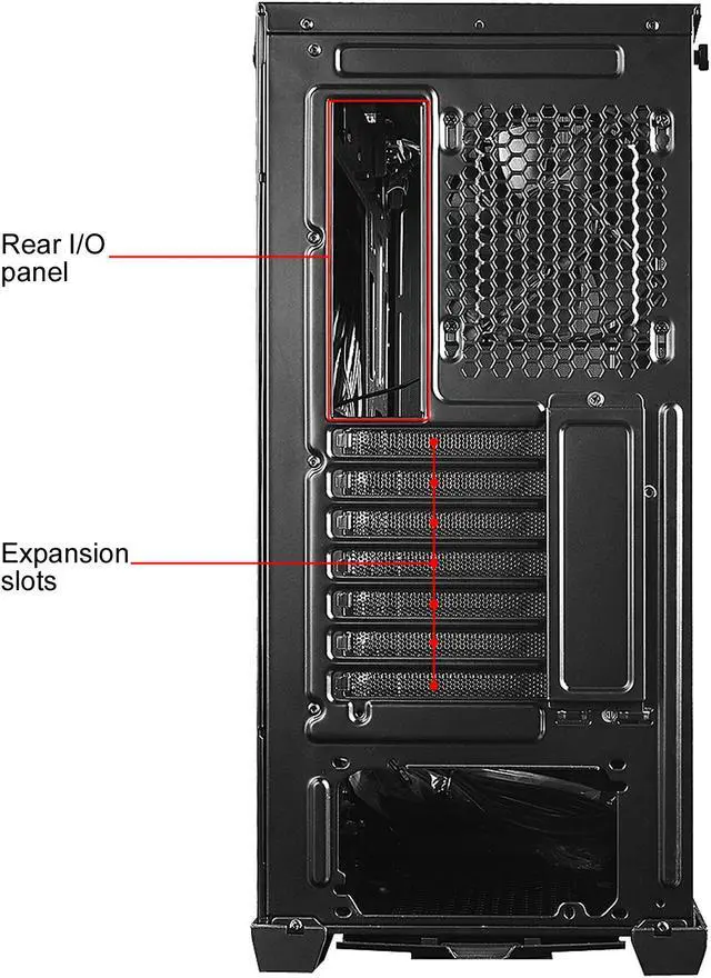 Alt view image 17 of 19 - DEEPCOOL MATREXX 70 Mid-Tower Case Modular Design Full-size Tempered Glass GPU Vertical Installation Quick Open Panels