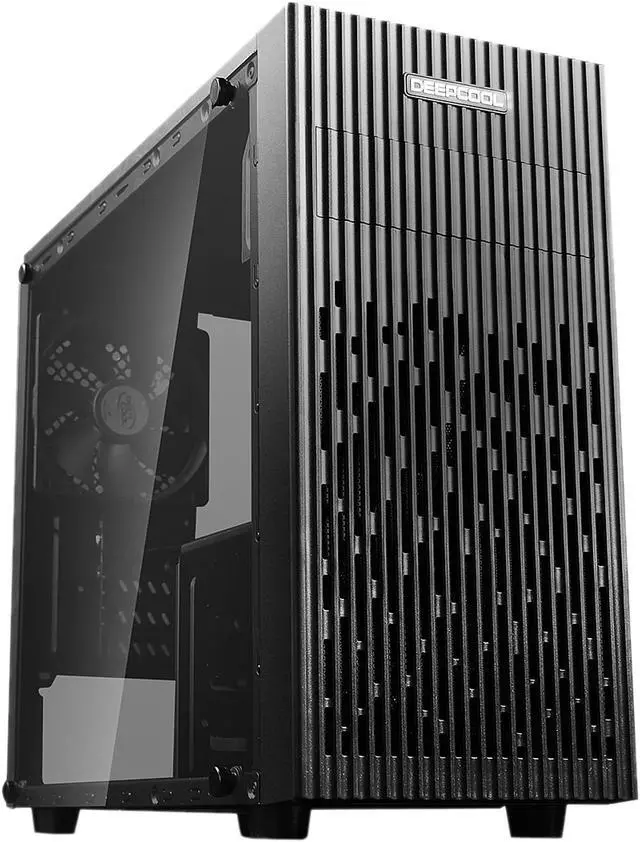 Alt view image 2 of 14 - DEEPCOOL MATREXX 30 Micro ATX Case Tempered Glass Panel Larger Area of Air-intake