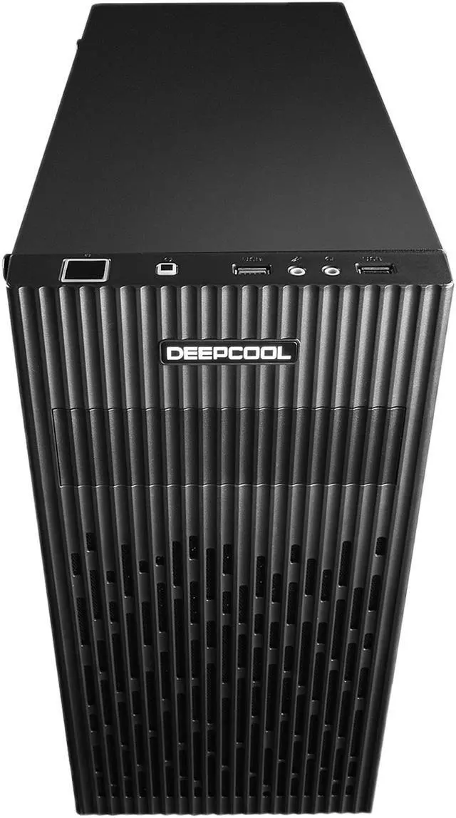 Alt view image 4 of 14 - DEEPCOOL MATREXX 30 Micro ATX Case Tempered Glass Panel Larger Area of Air-intake