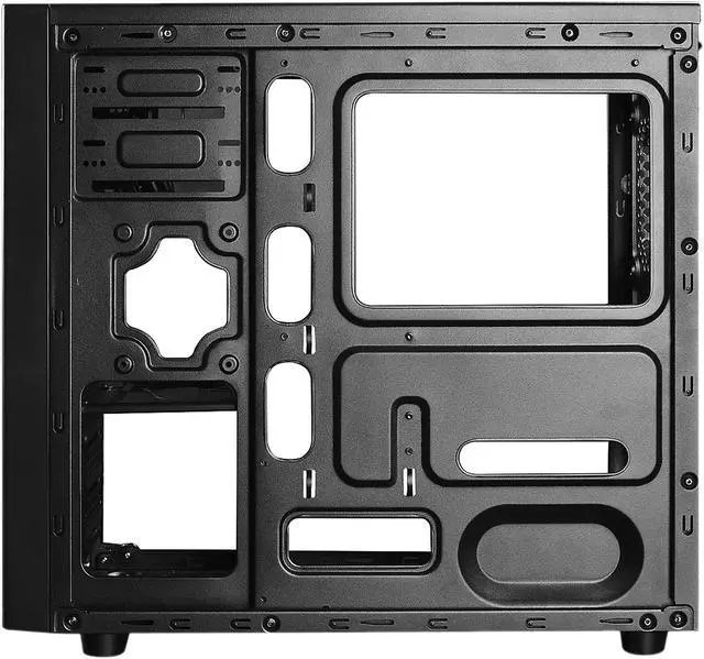 Alt view image 6 of 14 - DEEPCOOL MATREXX 30 Micro ATX Case Tempered Glass Panel Larger Area of Air-intake