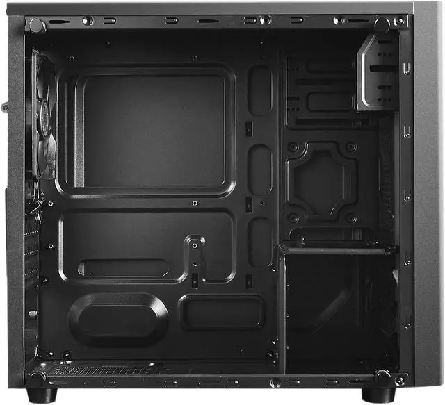 Alt view image 7 of 14 - DEEPCOOL MATREXX 30 Micro ATX Case Tempered Glass Panel Larger Area of Air-intake