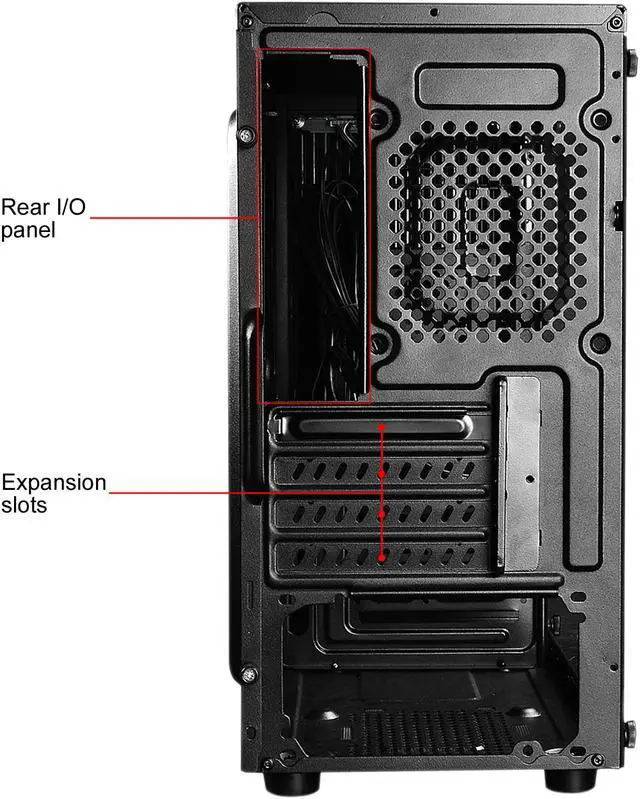 Alt view image 13 of 14 - DEEPCOOL MATREXX 30 Micro ATX Case Tempered Glass Panel Larger Area of Air-intake
