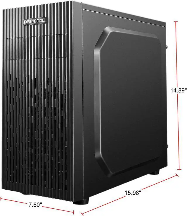 Alt view image 14 of 14 - DEEPCOOL MATREXX 30 Micro ATX Case Tempered Glass Panel Larger Area of Air-intake