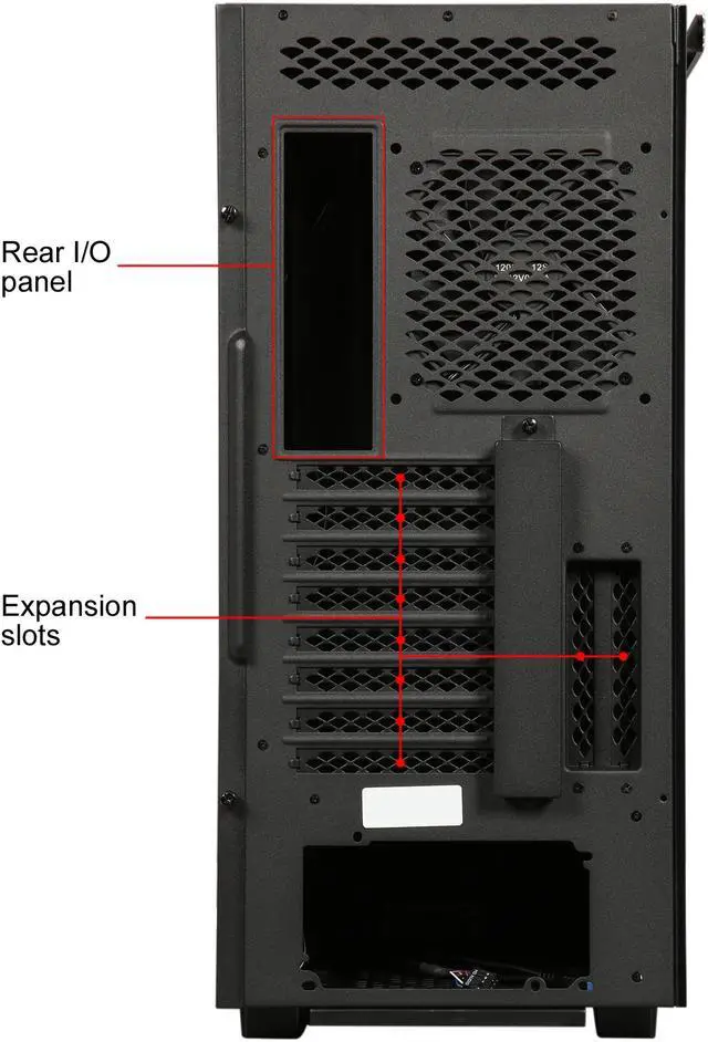 Alt view image 9 of 10 - DEEPCOOL Gamer Storm MACUBE 550 Black Full-Tower Case Concise Design Tempered Glass And Magnetic Panel 0.8mm SGCC Steel Dragon Ventilation Holes