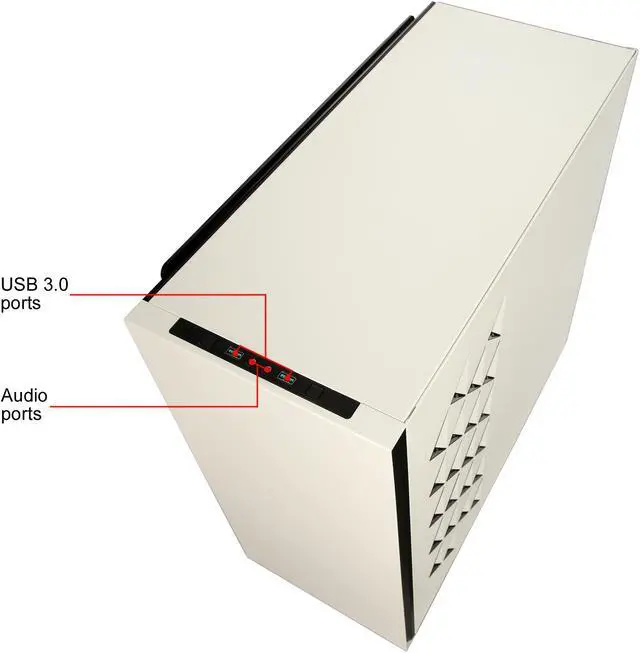 Alt view image 8 of 9 - DEEPCOOL Gamer Storm MACUBE 550 White Full-Tower Case Concise Design Tempered Glass And Magnetic Panel 0.8mm SGCC Steel Dragon Ventilation Holes