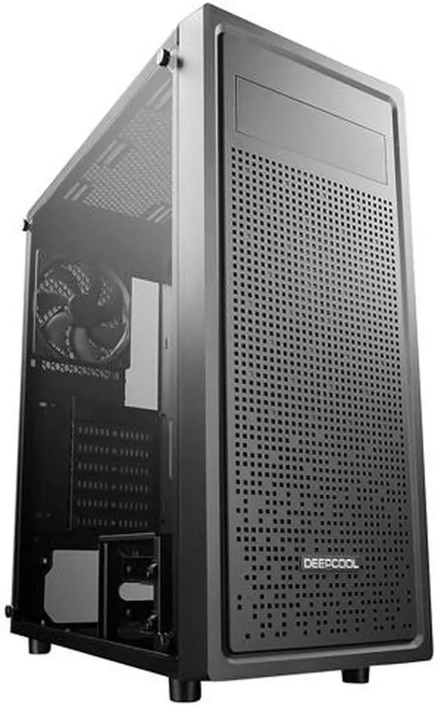 Main image of Deepcool E-SHIELD DP-ATX-E-SHIELD Black ABS / SPCC / Tempered Glass ATX Mid Tower Computer Case