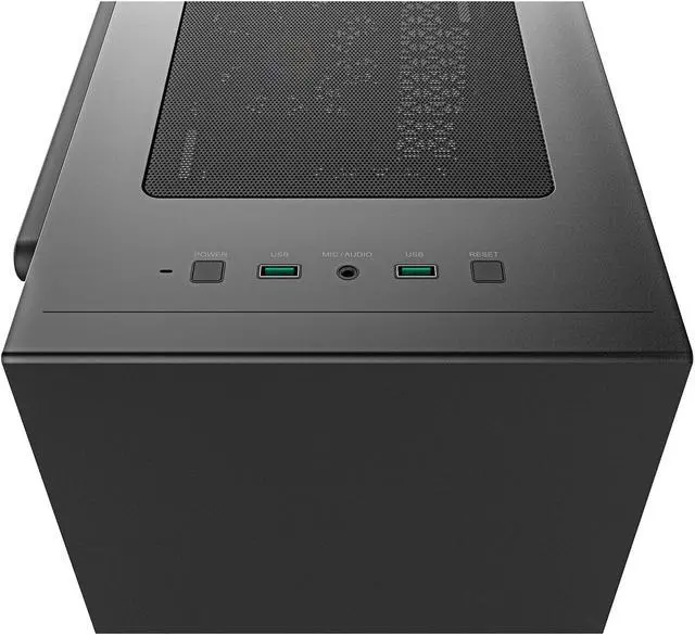 Alt view image 15 of 17 - DeepCool MACUBE 110 Micro ATX Case with Full-size Magnetic Tempered Glass Removable HDD Cage and Built-in Graphics Card Holder - Black