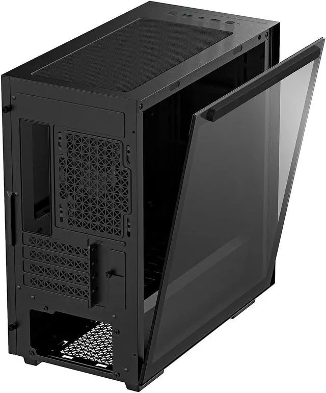 Alt view image 11 of 17 - DeepCool MACUBE 110 Micro ATX Case with Full-size Magnetic Tempered Glass Removable HDD Cage and Built-in Graphics Card Holder - Black