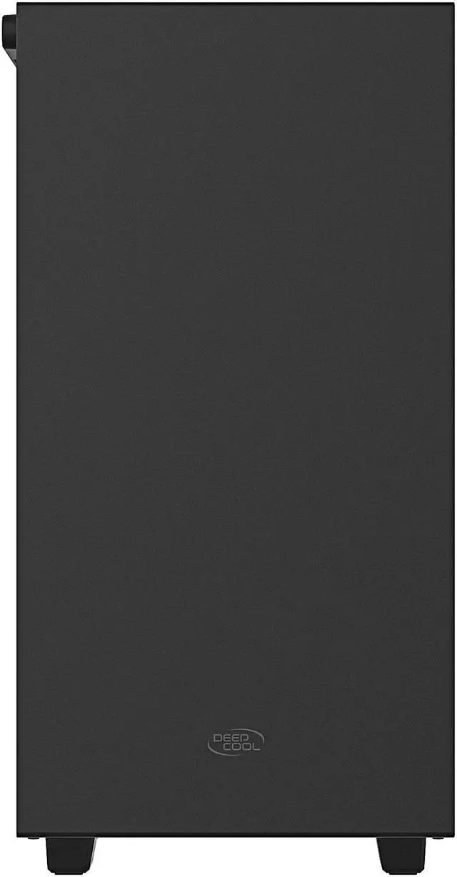 Alt view image 2 of 17 - DeepCool MACUBE 110 Micro ATX Case with Full-size Magnetic Tempered Glass Removable HDD Cage and Built-in Graphics Card Holder - Black