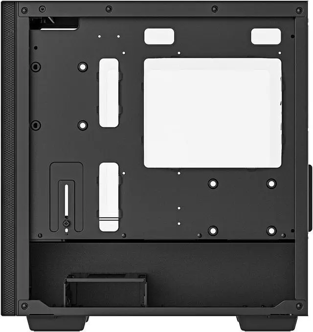 Alt view image 8 of 17 - DeepCool MACUBE 110 Micro ATX Case with Full-size Magnetic Tempered Glass Removable HDD Cage and Built-in Graphics Card Holder - Black