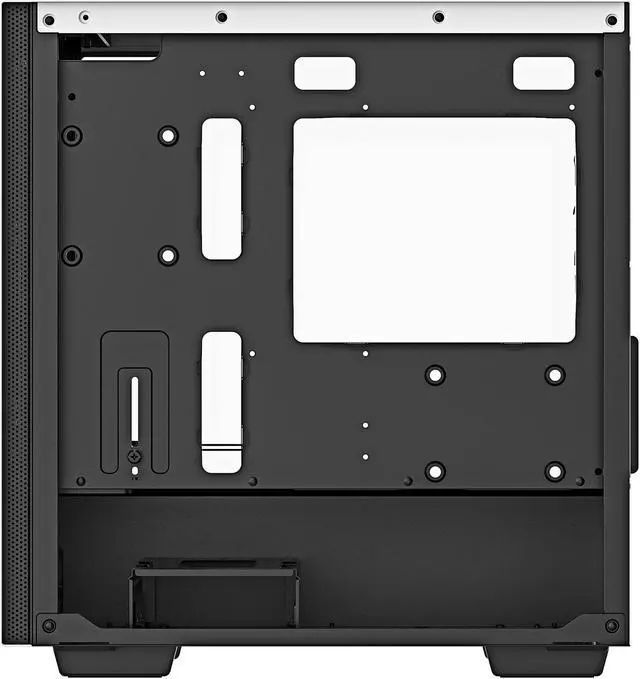 Alt view image 8 of 17 - DeepCool MACUBE 110 WH Micro ATX Case with Full-size Magnetic Tempered Glass Removable HDD Cage and Built-in Graphics Card Holder - White