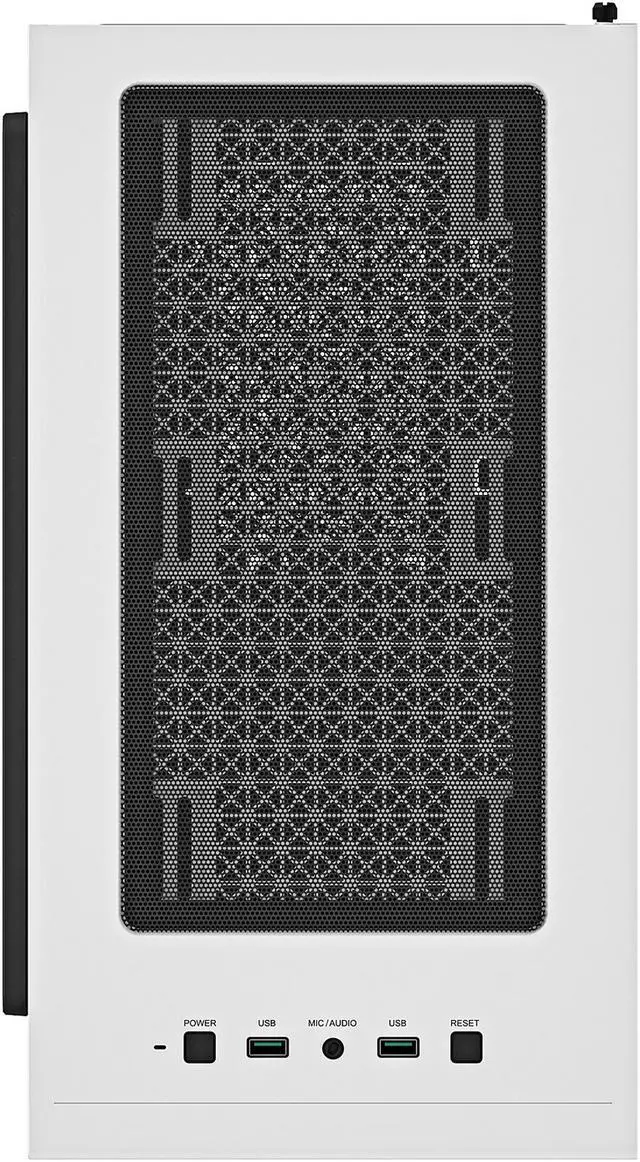 Alt view image 9 of 17 - DeepCool MACUBE 110 WH Micro ATX Case with Full-size Magnetic Tempered Glass Removable HDD Cage and Built-in Graphics Card Holder - White
