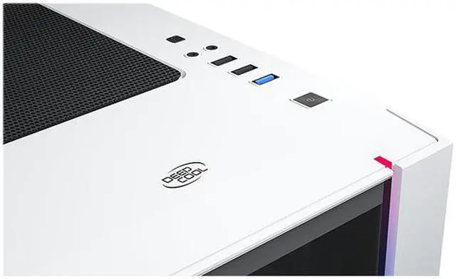 Alt view image 11 of 13 - Deepcool MATREXX 55 V3 ADD-RGB WH 3F White Steel / Plastic / Tempered Glass ATX Mid Tower Computer Case with 3 x 120mm ADD-RGB Fan