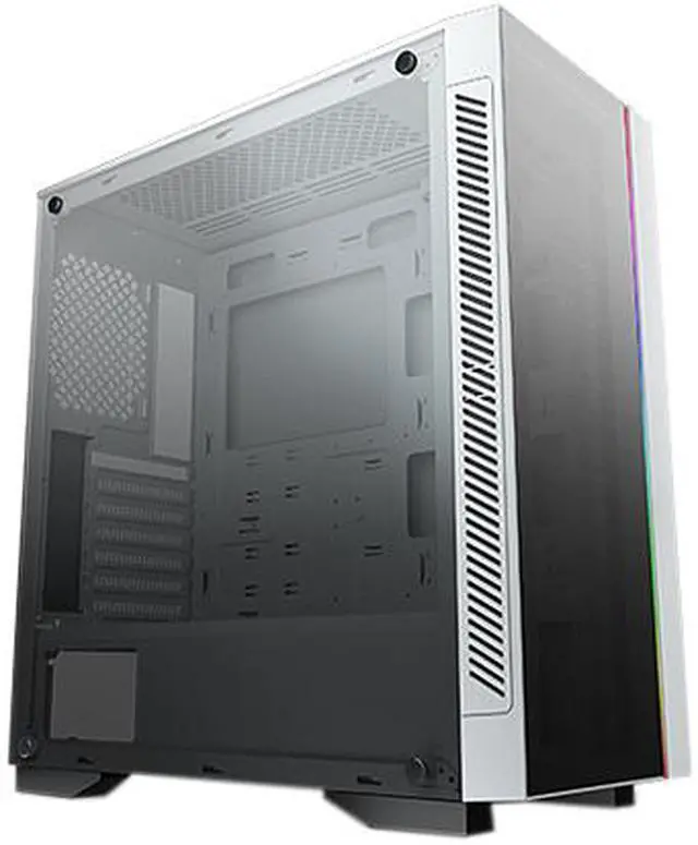 Alt view image 5 of 13 - Deepcool MATREXX 55 V3 ADD-RGB WH 3F White Steel / Plastic / Tempered Glass ATX Mid Tower Computer Case with 3 x 120mm ADD-RGB Fan